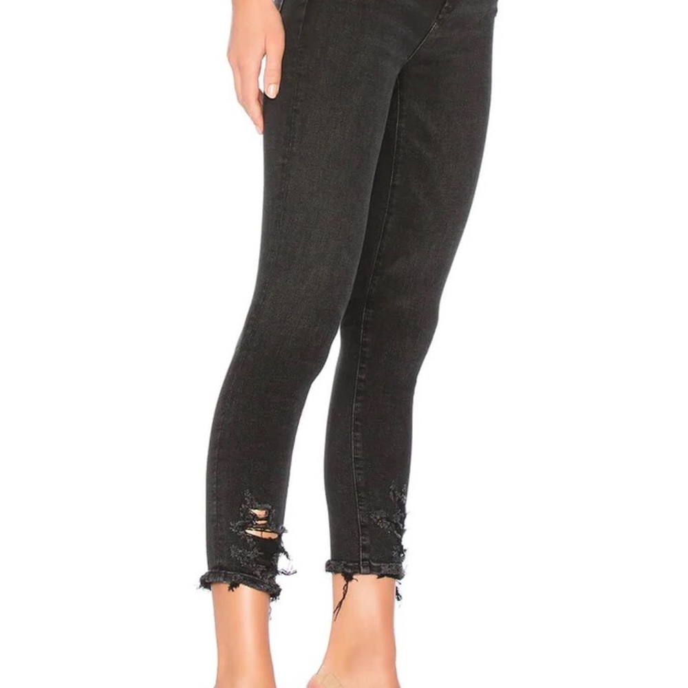 AGOLDE Sophie High Rise Skinny Crop black 28